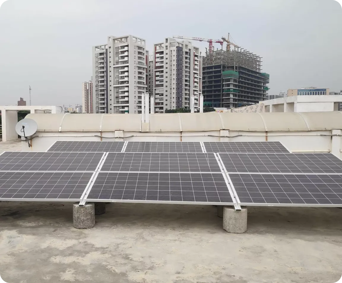 Regular RCC solar structure